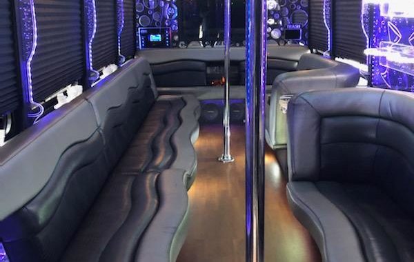 party bus with pole