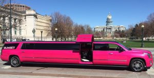 Pink Limousine rental near me