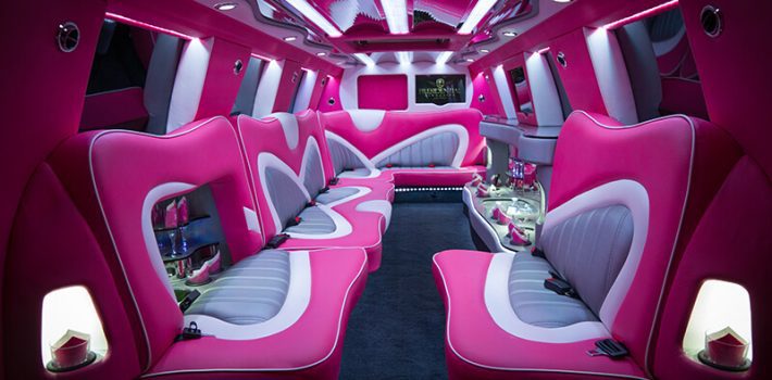 pink jeep limo