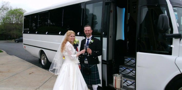 wedding-party-bus rental