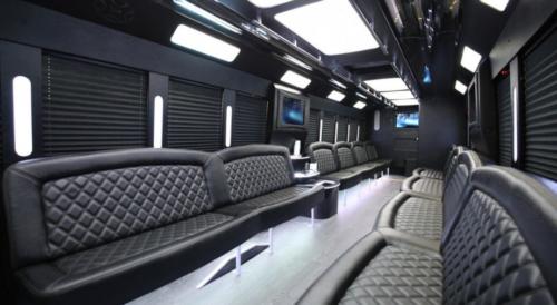 Limo Party Bus Black for 40 2
